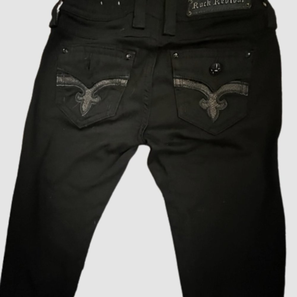 Women's Rock Revival Black Jeans size 26
